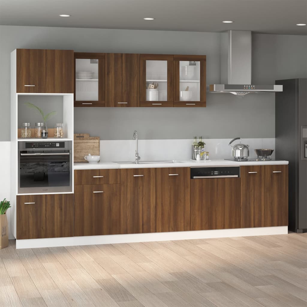 Unterschrank Lyon Braun Eichen-Optik 60x46x81,5 cm Holzwerkstoff