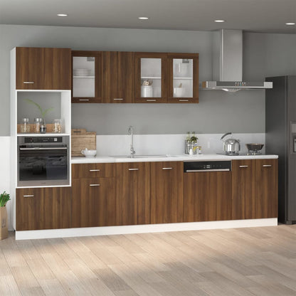 Unterschrank Lyon Braun Eichen-Optik 60x46x81,5 cm Holzwerkstoff