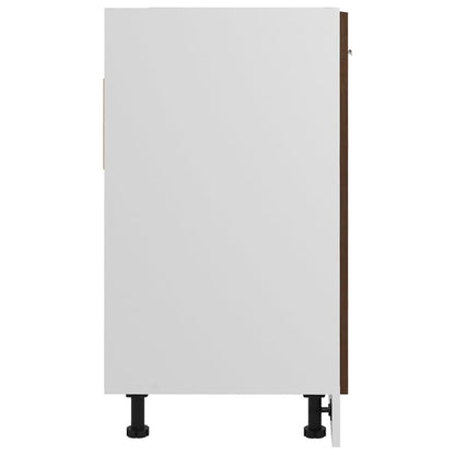 Spülenunterschrank Lyon Braun Eiche-Optik 80x46x81,5cm Holzwerkstoff
