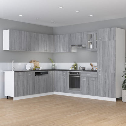 Unterschrank mit Schublade Lyon Grau Sonoma 60x46x81,5 cm