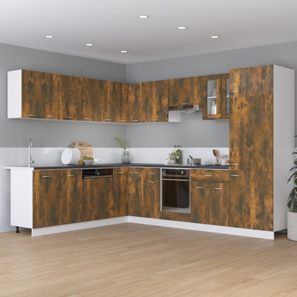 Hängeschrank Lyon Räuchereiche 50x31x60 cm Holzwerkstoff