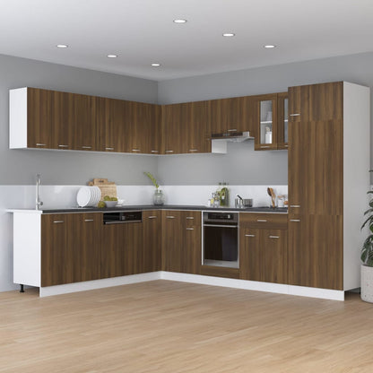 Hängeschrank Lyon Braun Eichen-Optik 50x31x60 cm Holzwerkstoff