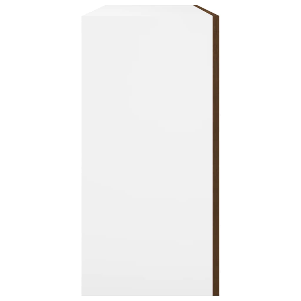 Hängeschrank Lyon Braun Eichen-Optik 80x31x60 cm Holzwerkstoff
