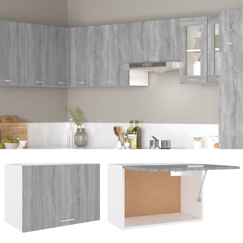 Hängeschrank Lyon Grau Sonoma 60x31x40 cm Holzwerkstoff