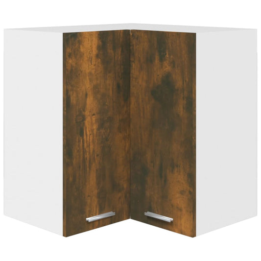 Eck-Hängeschrank Lyon Räuchereiche 57x57x60 cm Holzwerkstoff