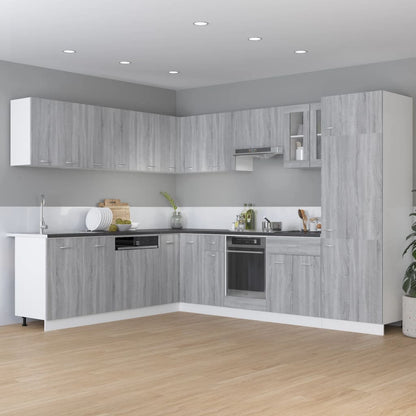 Eck-Hängeschrank Lyon Grau Sonoma 57x57x60 cm Holzwerkstoff