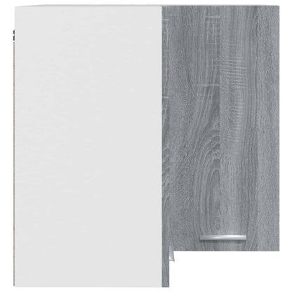 Eck-Hängeschrank Lyon Grau Sonoma 57x57x60 cm Holzwerkstoff