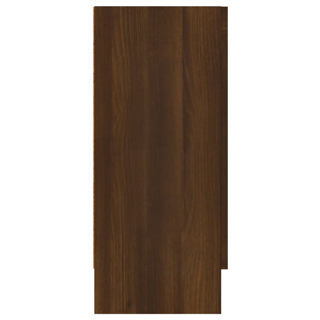 Sideboard Braun Eichen-Optik 120x30,5x70 cm Holzwerkstoff