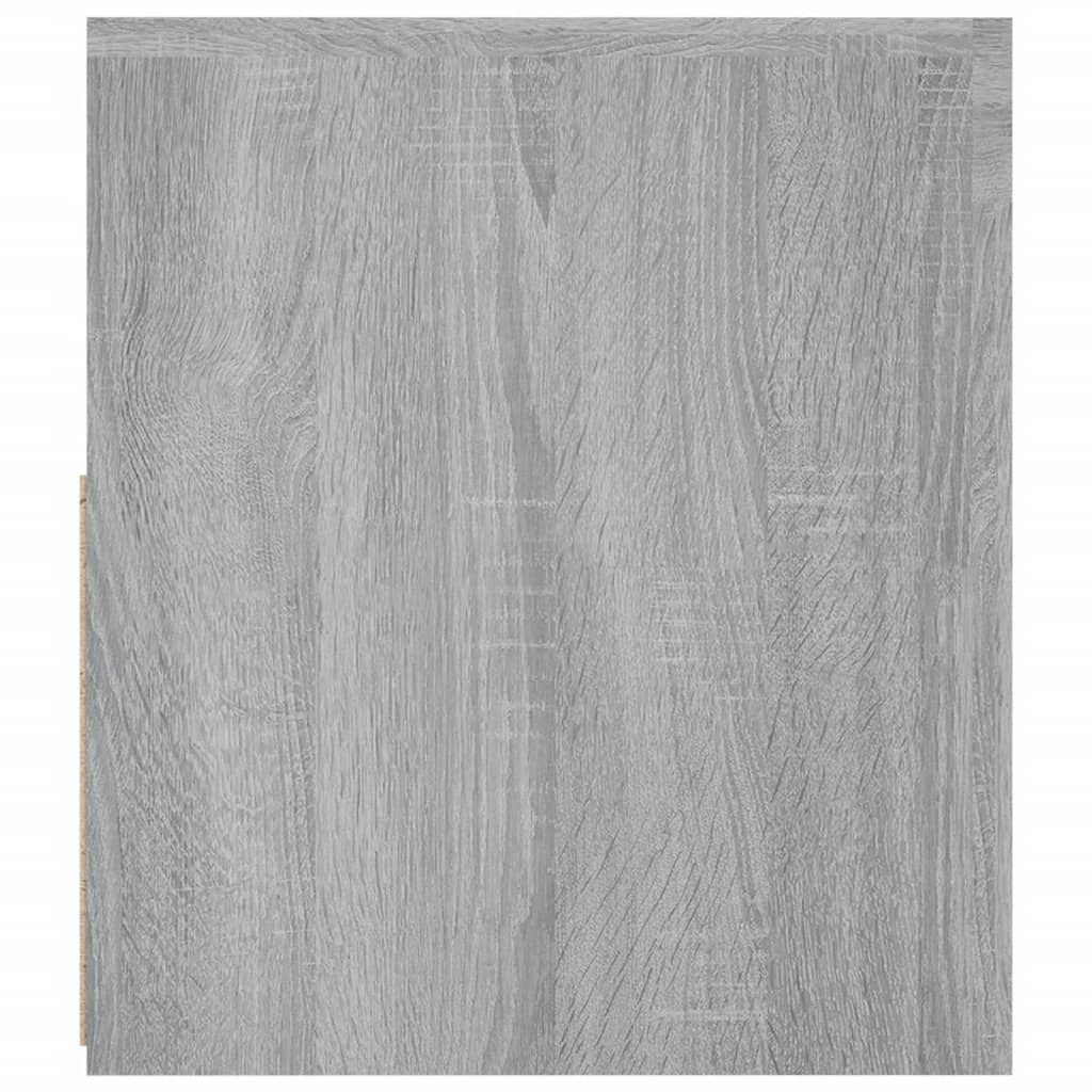 TV-Schrank mit LED-Leuchten Grau Sonoma 120x35x40 cm