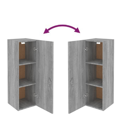 TV-Schrank Grau Sonoma 30,5x30x90 cm Holzwerkstoff