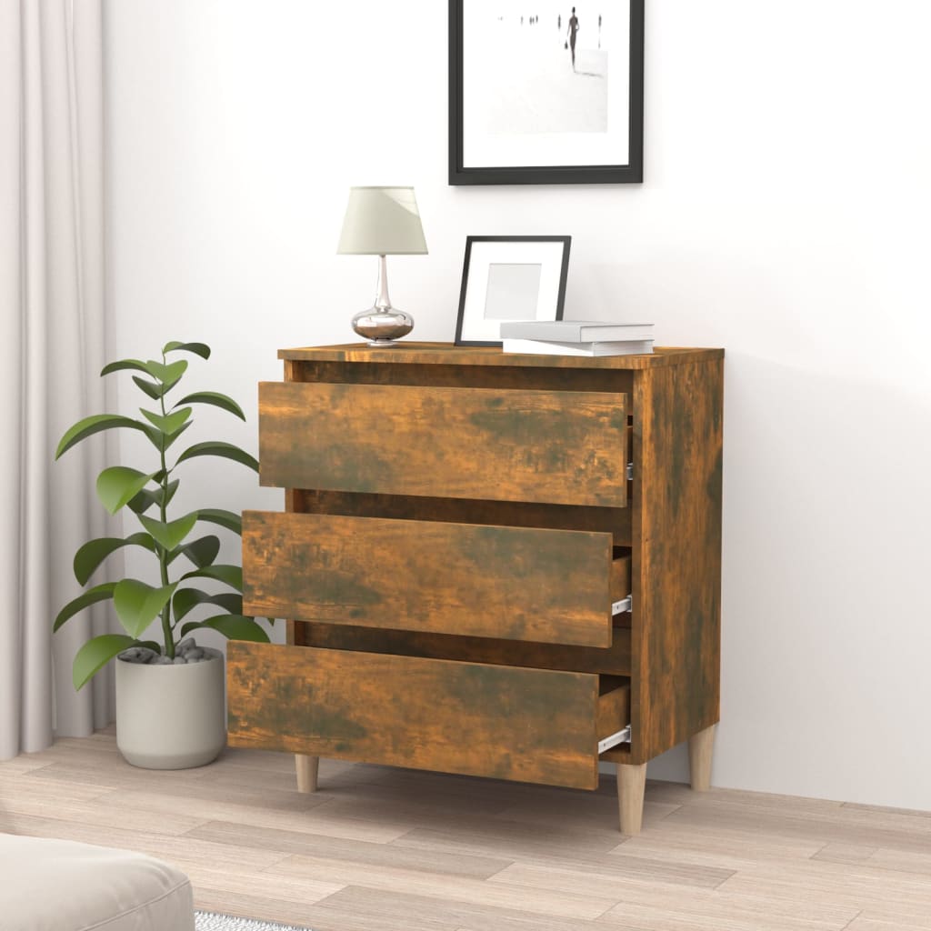 Skænk røget eg 60x35x69 cm træmateriale