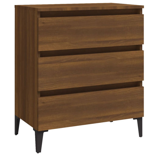 Skænk Brun Eg Look 60x35x69 cm Træmateriale
