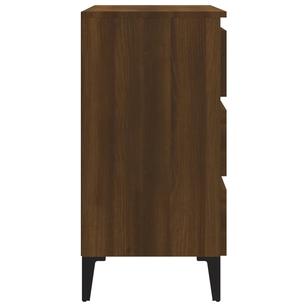 Skænk Brun Eg Look 60x35x69 cm Træmateriale