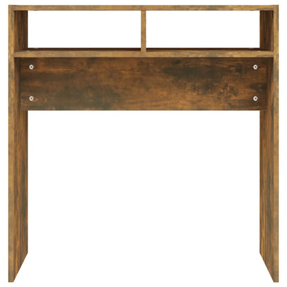 Konsolentisch Räuchereiche 78x30x80 cm Holzwerkstoff