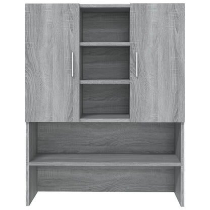 Waschmaschinenschrank Grau Sonoma 70,5x25,5x90 cm