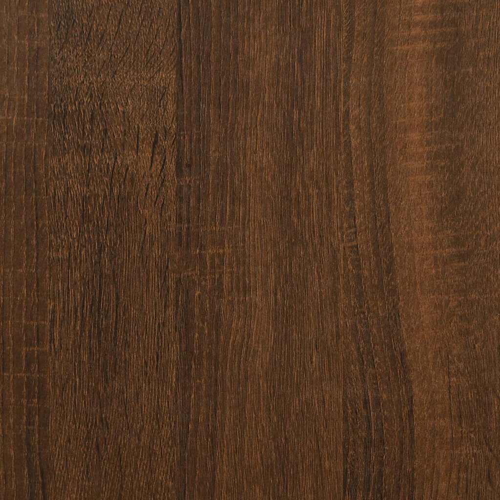 Waschmaschinenschrank Braun Eichen-Optik 64x25,5x190 cm