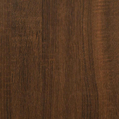 Waschmaschinenschrank Braun Eichen-Optik 64x25,5x190 cm
