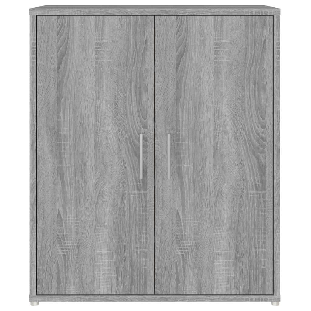 Schuhschrank Grau Sonoma 60x35x70 cm Holzwerkstoff