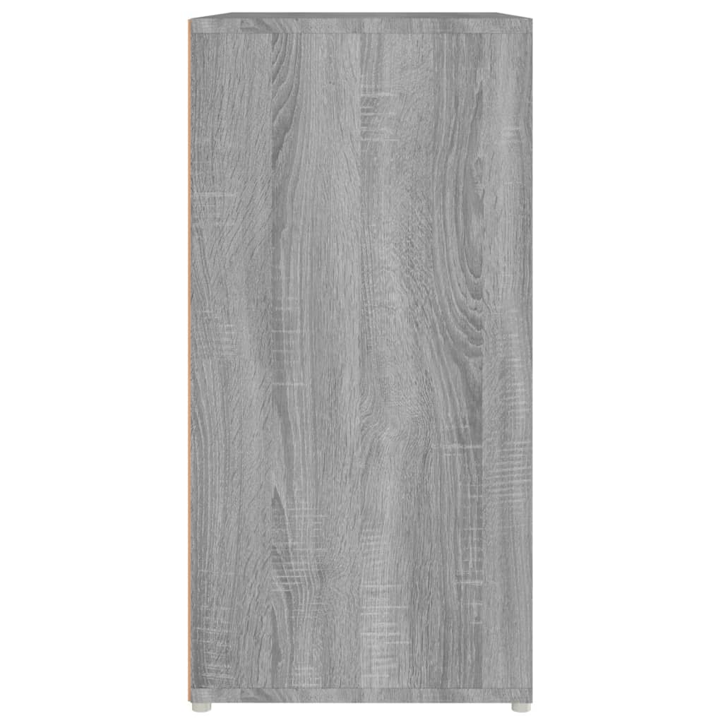 Schuhschrank Grau Sonoma 60x35x70 cm Holzwerkstoff
