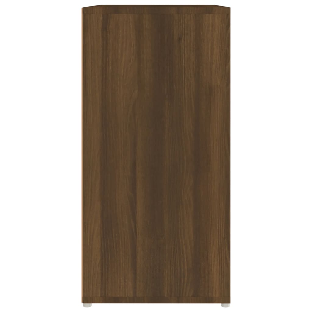 Schuhschrank Braun Eichen-Optik 60x35x70 cm Holzwerkstoff