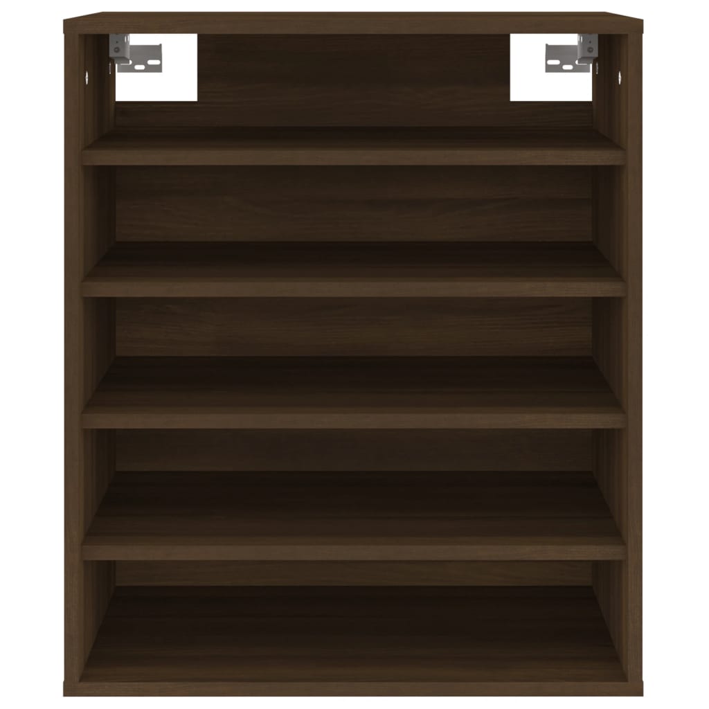 Schuhschrank Braun Eichen-Optik 60x35x70 cm Holzwerkstoff