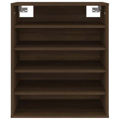 Schuhschrank Braun Eichen-Optik 60x35x70 cm Holzwerkstoff