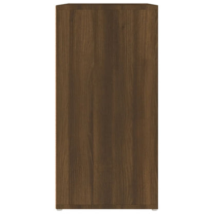 Schuhschrank Braun Eichen-Optik 60x35x70 cm Holzwerkstoff