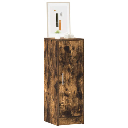 Schuhregal Räuchereiche 32x35x92 cm Holzwerkstoff