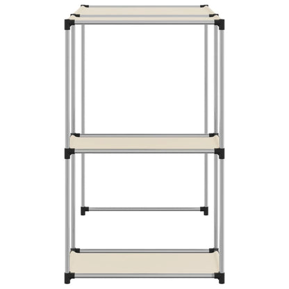 Waschmaschinenregal Creme 87x55x90,5 cm Eisen