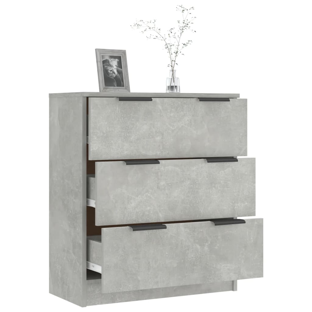 Sideboard Betongrau 60x30x70 cm Holzwerkstoff