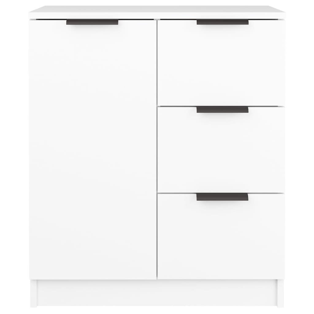 Skænk Hvid 60x30x70 cm Træ Materiale