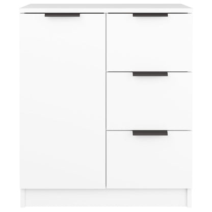 Skænk Hvid 60x30x70 cm Træ Materiale