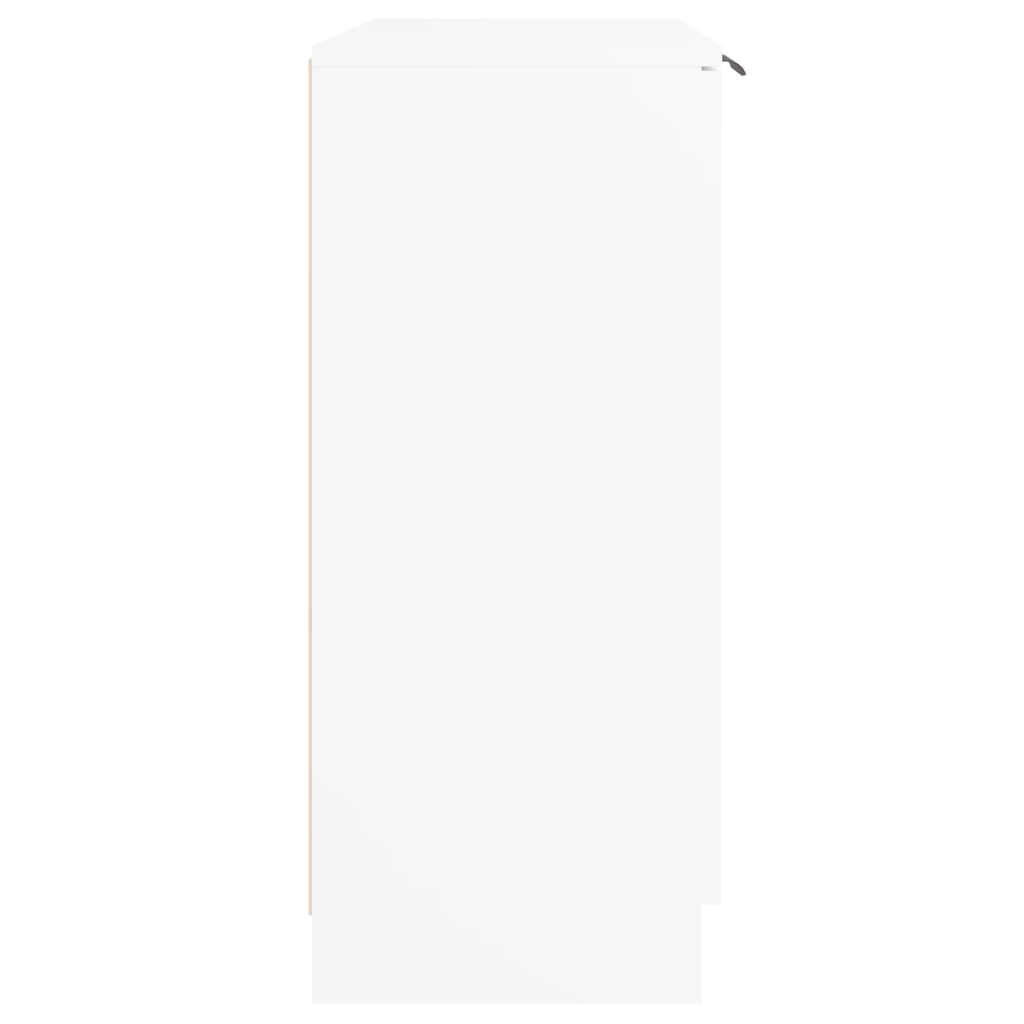 Skænk Hvid 60x30x70 cm Træ Materiale