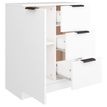 Skænk Hvid 60x30x70 cm Træ Materiale