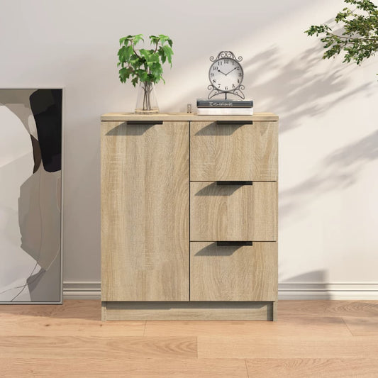 Skænk Sonoma Eg 60x30x70 cm Træ Materiale