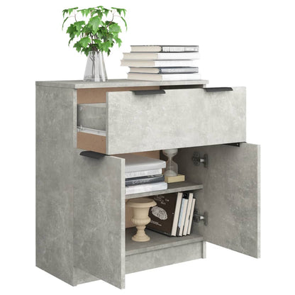 Sideboard Betongrau 60x30x70 cm Holzwerkstoff