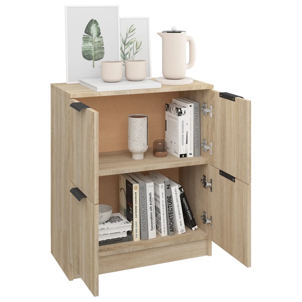Skænk Sonoma Eg 60x30x70 cm Træ Materiale