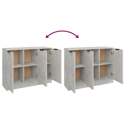 Sideboard Betongrau 90,5x30x70 cm Holzwerkstoff