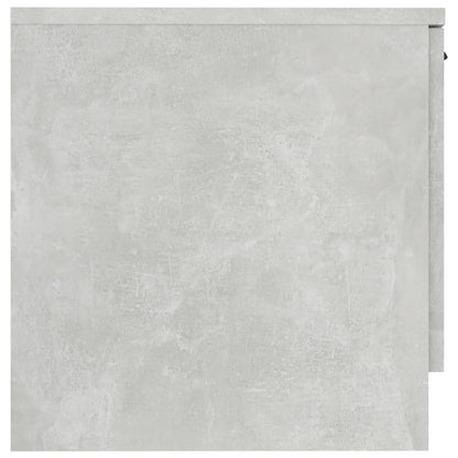 Nachttische 2 Stk. Betongrau 40x39x40 cm