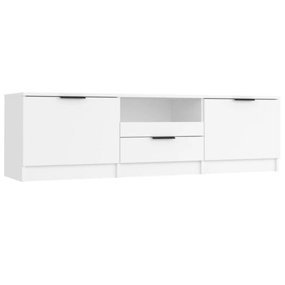 TV-skab Hvid 140x35x40 cm Træ Materiale