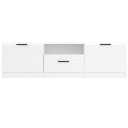 TV-skab Hvid 140x35x40 cm Træ Materiale