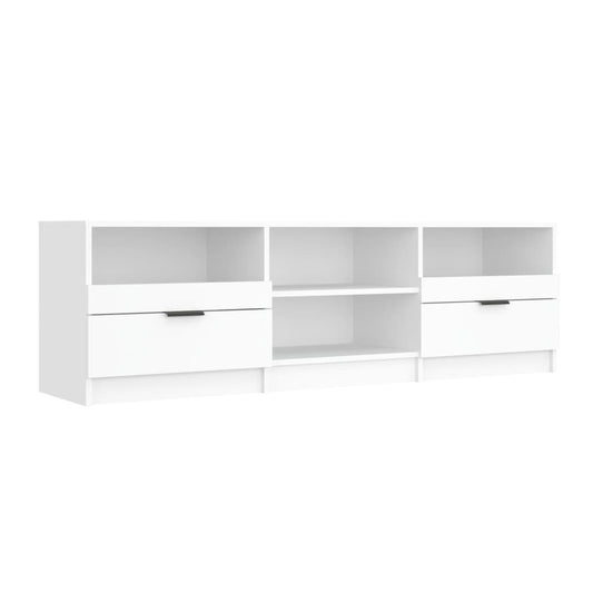TV-skab Hvid 150x33,5x45 cm Træ Materiale