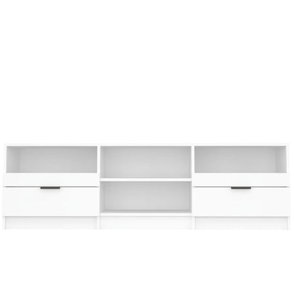 TV-skab Hvid 150x33,5x45 cm Træ Materiale