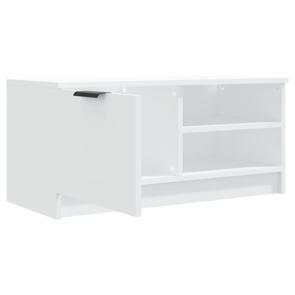 TV-Schränke 2 Stk. Weiß 80x35x36,5 cm Holzwerkstoff