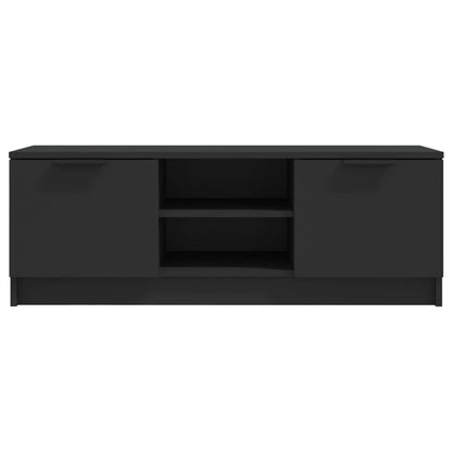 TV-Schrank Schwarz 102x35x36,5 cm Holzwerkstoff