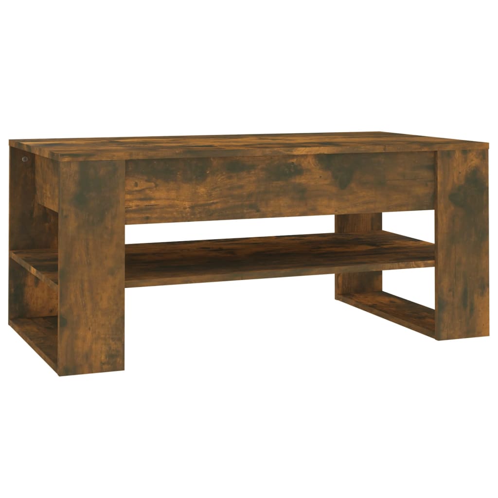 Sofabord røget eg 102x55x45 cm træmateriale