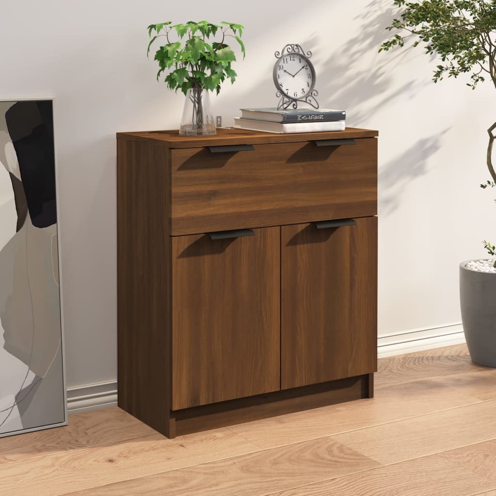 Sideboard Braun Eichen-Optik 60x30x70 cm Holzwerkstoff