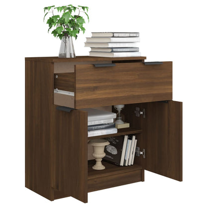 Sideboard Braun Eichen-Optik 60x30x70 cm Holzwerkstoff