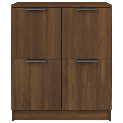 Skænk Brun Eg Look 60x30x70 cm Træmateriale