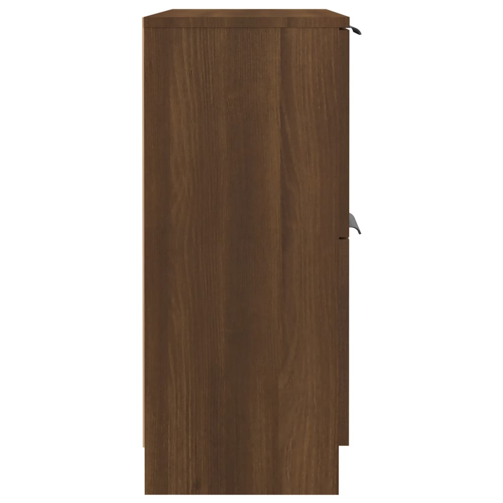 Skænk Brun Eg Look 60x30x70 cm Træmateriale